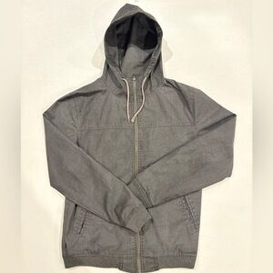 Stussy Gray Hooded Jacket